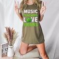 Music Teachers Love Brains Cute Teaching Halloween Women's Heather T-Shirt Heather Olive Music Teachers Love Brains Cute Teaching Halloween Women's Heather T-Shirt Heather Olive