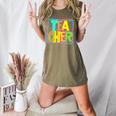 Neon Retro Teacher Cute Teacher Team New Teacher Back To Sch Women's Heather T-Shirt Heather Olive Neon Retro Teacher Cute Teacher Team New Teacher Back To Sch Women's Heather T-Shirt Heather Olive