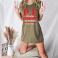 PE Where Sweating Is Good But Deodorant Is Better PE Teacher Women's Heather T-Shirt Heather Olive PE Where Sweating Is Good But Deodorant Is Better PE Teacher Women's Heather T-Shirt Heather Olive