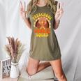 Preschool Gobble Squad Cute Turkey Thanksgiving Teacher Women's Heather T-Shirt Heather Olive Preschool Gobble Squad Cute Turkey Thanksgiving Teacher Women's Heather T-Shirt Heather Olive