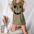 Pumpkin Artist Halloween Art Teacher Women's Heather T-Shirt Heather Olive