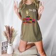 Reading Books Librarian Reader Nerd I'm Ok Teacher School Women's Heather T-Shirt Heather Olive Reading Books Librarian Reader Nerd I'm Ok Teacher School Women's Heather T-Shirt Heather Olive