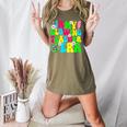 Retro Groovy In My Glowing Teacher Era Happy Teacher's Day Women's Heather T-Shirt Heather Olive Retro Groovy In My Glowing Teacher Era Happy Teacher's Day Women's Heather T-Shirt Heather Olive