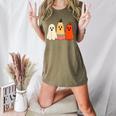 Retro Pencil Ghost Boo Spooky Teacher Halloween Costume Women's Heather T-Shirt Heather Olive Retro Pencil Ghost Boo Spooky Teacher Halloween Costume Women's Heather T-Shirt Heather Olive