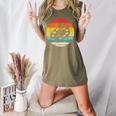 Retro Vintage Paint Palette Costume Artist Art Teacher Men Women Women's Heather T-Shirt Heather Olive