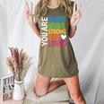 You Are SMART BRAVE STRONG KIND LOVED MOTIVATION TEACHER KID Women's Heather T-Shirt Heather Olive You Are SMART BRAVE STRONG KIND LOVED MOTIVATION TEACHER KID Women's Heather T-Shirt Heather Olive