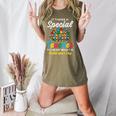 Special Teacher To Hear Child Cant Say Autism Awareness Sped Women's Heather T-Shirt Heather Olive