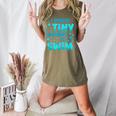 Swimming Teacher I Teach Tiny Humans To Swim Swim Instructor Women's Heather T-Shirt Heather Olive