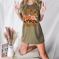 I Teach The Coolest Pumpkins In The Patch Teacher Halloween Women's Heather T-Shirt Heather Olive