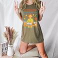 I Teach In My Pajamas Crayon Home School Teacher PJs Women's Heather T-Shirt Heather Olive