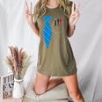 Teacher Tie & Pocket Protector Costume School Women's Heather T-Shirt Heather Olive