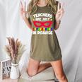 Teachers Are Just Superheroes In Disguise School Women's Heather T-Shirt Heather Olive Teachers Are Just Superheroes In Disguise School Women's Heather T-Shirt Heather Olive