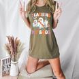 Teaching My Boos Teacher Cute Ghost Teacher Halloween Women's Heather T-Shirt Heather Olive Teaching My Boos Teacher Cute Ghost Teacher Halloween Women's Heather T-Shirt Heather Olive