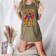 Teaching Is My Super Power Superhero Teacher Women's Heather T-Shirt Heather Olive Teaching Is My Super Power Superhero Teacher Women's Heather T-Shirt Heather Olive