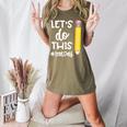 Lets Do This Test Day State Testing Teacher Motivational Women's Heather T-Shirt Heather Olive Lets Do This Test Day State Testing Teacher Motivational Women's Heather T-Shirt Heather Olive