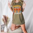Thankful For My Kindergarten Turkeys Thanksgiving Teacher Women's Heather T-Shirt Heather Olive Thankful For My Kindergarten Turkeys Thanksgiving Teacher Women's Heather T-Shirt Heather Olive