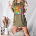 Tie Dye 5th Grade Typography Team Fifth Grade Teacher For Men Women Girls Kids Women's Heather T-Shirt Heather Olive Tie Dye 5th Grade Typography Team Fifth Grade Teacher For Men Women Girls Kids Women's Heather T-Shirt Heather Olive