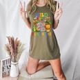 Wild About Teaching Safari Jungle School Teacher Women's Heather T-Shirt Heather Olive