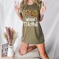 Wild About Teaching Teacher Student First Day Of School Women's Heather T-Shirt Heather Olive