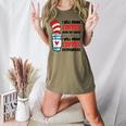 I Will Drink Coffee Here Or There Funny Teacher Teaching Men Women Girls Kids Women's Heather T-Shirt Heather Olive