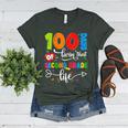 100 Days Of Living That 2nd Grade Life Boy Girl Teacher Women's Heather T-Shirt Heather Forest 100 Days Of Living That 2nd Grade Life Boy Girl Teacher Women's Heather T-Shirt Heather Forest