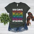 100 Days Of School Heart Love Teacher Or Student 100th Day Women's Heather T-Shirt Heather Forest 100 Days Of School Heart Love Teacher Or Student 100th Day Women's Heather T-Shirt Heather Forest
