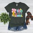 100 Days Of School Preppy 100th Day Of School Teachers Girls Women's Heather T-Shirt Heather Forest 100 Days Of School Preppy 100th Day Of School Teachers Girls Women's Heather T-Shirt Heather Forest