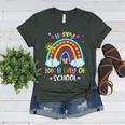 100th Day Of School Rainbow Happy 100 Days Smarter Teacher Women's Heather T-Shirt Heather Forest 100th Day Of School Rainbow Happy 100 Days Smarter Teacher Women's Heather T-Shirt Heather Forest