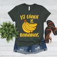 1st Grade Is Bananas Teacher Teaching Back To School Women's Heather T-Shirt Heather Forest 1st Grade Is Bananas Teacher Teaching Back To School Women's Heather T-Shirt Heather Forest