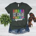 1st Grade Squad Back To School First Grade Teacher Boy Girl Women's Heather T-Shirt Heather Forest