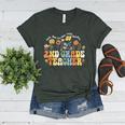 2nd Second Grade Teacher Appreciation Teaching Wildflowers Women's Heather T-Shirt Heather Forest 2nd Second Grade Teacher Appreciation Teaching Wildflowers Women's Heather T-Shirt Heather Forest