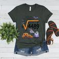 4489 Square Root 67 Math Teacher Halloween Costume Professor Women's Heather T-Shirt Heather Forest