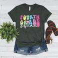 4th Grade Squad Fourth Teacher Student Team Back To School Women's Heather T-Shirt Heather Forest 4th Grade Squad Fourth Teacher Student Team Back To School Women's Heather T-Shirt Heather Forest