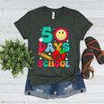 50 Days Of School Teacher Happy 50th Day Of School Kids Women's Heather T-Shirt Heather Forest 50 Days Of School Teacher Happy 50th Day Of School Kids Women's Heather T-Shirt Heather Forest
