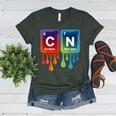 6 7 Science Chemistry Teacher Periodic Table Meme Tee Women's Heather T-Shirt Heather Forest
