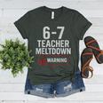 67 Don't Say 6-7 Again Teacher Shirt 67 Sarcastic Meme Women's Heather T-Shirt Heather Forest