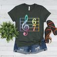 67 Music Meme Slang Six Seven Music Teacher Musician Women's Heather T-Shirt Heather Forest