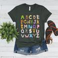ABC Animals Alphabet Graphic Boys Girls Kindergarten Teacher Women's Heather T-Shirt Heather Forest ABC Animals Alphabet Graphic Boys Girls Kindergarten Teacher Women's Heather T-Shirt Heather Forest