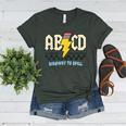 ABCD Highway To Spell Pencil Teacher & Student Font Me Women's Heather T-Shirt Heather Forest ABCD Highway To Spell Pencil Teacher & Student Font Me Women's Heather T-Shirt Heather Forest