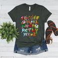 ABCs Learning Kindergarten Teacher Christmas Lights Alphabet For Men Women Kids Women's Heather T-Shirt Heather Forest ABCs Learning Kindergarten Teacher Christmas Lights Alphabet For Men Women Kids Women's Heather T-Shirt Heather Forest
