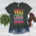 Admit It You Low Key Love 6th Grade Bruh Teacher Squad Life Women's Heather T-Shirt Heather Forest Admit It You Low Key Love 6th Grade Bruh Teacher Squad Life Women's Heather T-Shirt Heather Forest