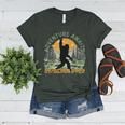 Adventure Awaits Bigfoot Teacher Kindergarten Back To School Women's Heather T-Shirt Heather Forest Adventure Awaits Bigfoot Teacher Kindergarten Back To School Women's Heather T-Shirt Heather Forest