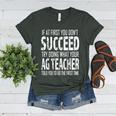 AG Teacher Shirt If At First You Don't Succeed Agriculture Women's Heather T-Shirt Heather Forest AG Teacher Shirt If At First You Don't Succeed Agriculture Women's Heather T-Shirt Heather Forest