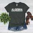 Algebra Quote For Math Lover Teacher Love Algebra Men Women Kids Women's Heather T-Shirt Heather Forest Algebra Quote For Math Lover Teacher Love Algebra Men Women Kids Women's Heather T-Shirt Heather Forest