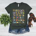 Alphabet Animals Back To School Pre-K Kindergarten Teacher Women's Heather T-Shirt Heather Forest Alphabet Animals Back To School Pre-K Kindergarten Teacher Women's Heather T-Shirt Heather Forest