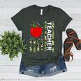 American Flag Camouflage Teacher Patriotic 4th Of July Women's Heather T-Shirt Heather Forest