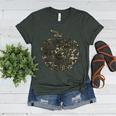 Apple Camoflauge Clothing Camo Student Teacher Cute School Women's Heather T-Shirt Heather Forest Apple Camoflauge Clothing Camo Student Teacher Cute School Women's Heather T-Shirt Heather Forest