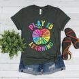 Apple Retro Play Is Learning Kindergarten Teacher Daycare Women's Heather T-Shirt Heather Forest Apple Retro Play Is Learning Kindergarten Teacher Daycare Women's Heather T-Shirt Heather Forest