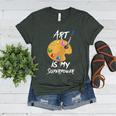 Art Is My Superpower Drawing Art Teacher Artists Women's Heather T-Shirt Heather Forest Art Is My Superpower Drawing Art Teacher Artists Women's Heather T-Shirt Heather Forest