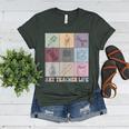 Art Teacher Life Retro Groovy Teaching Future Artists Women's Heather T-Shirt Heather Forest Art Teacher Life Retro Groovy Teaching Future Artists Women's Heather T-Shirt Heather Forest